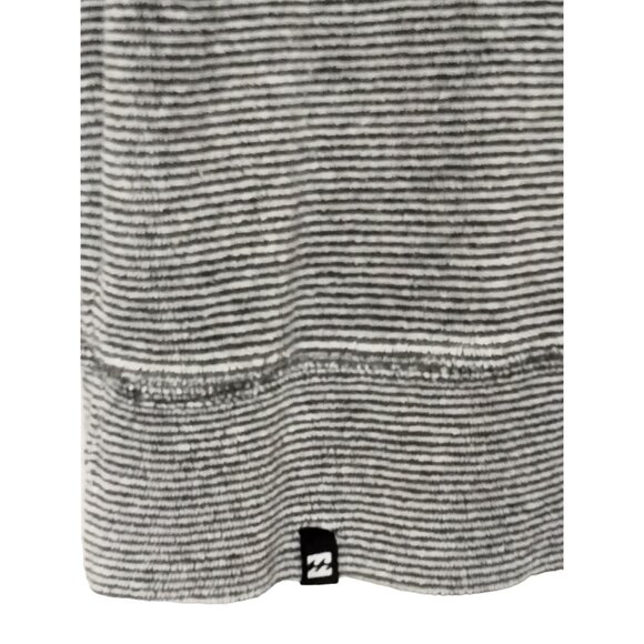Billabong Mens Gray Striped Drawstring Hoodie Kangaroo Pocket Size Large - Picture 11 of 12